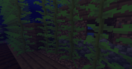A photo from August 6, 2026 of some buildings in the flood zone of the Noobslum.